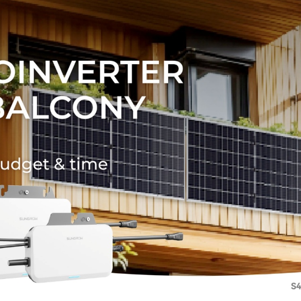 Kit Solaire Plug & Play Le Balcon 450 Wc - 1 Panneau 450 Wc+ 1 micro-onduleur Sungrow