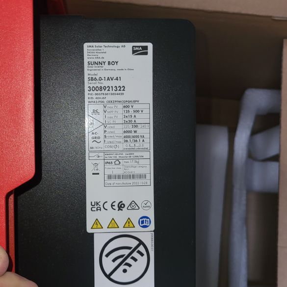 MODELE DEMO - SMA SUNNYBOY 6.0 MONO