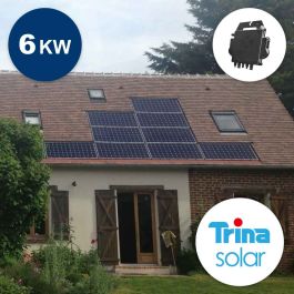 Kit photovoltaïque 6 KW (Panneaux Trina 435) avec micro-onduleurs DS3L 