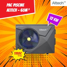 PAC Piscine ALTECH 12KW - 60m3 