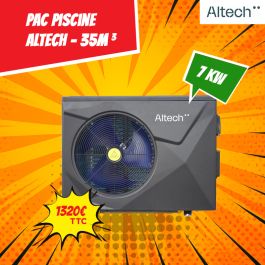 PAC Piscine ALTECH 7KW - 35m3 